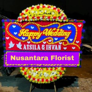 Bunga Pernikahan, Happy Wedding, Bunga Karangan Bunga Pernikahan, Happy Wedding, Bunga Karangan