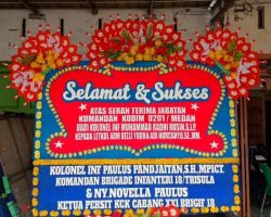 Mulai Rp 850.000 papan bunga selamat sukses sertijab medan