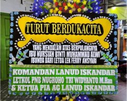 Mulai Rp.750.000,- papan bunga turut berdukacita medan