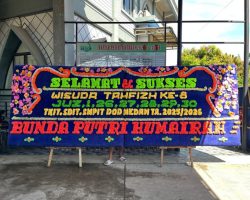 Mulai Rp 400.000 papan bunga wisuda medan nusantara florist